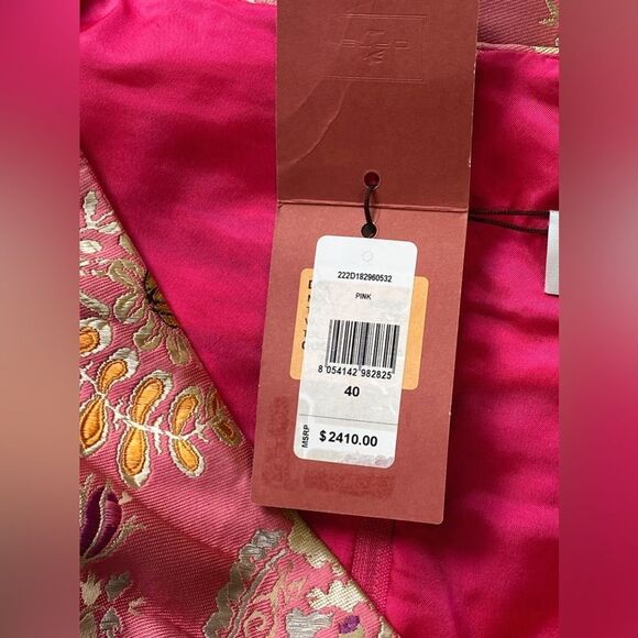 Etro Metallic Brocade Sheath Dress size 40/us size 4 - Picture 13 of 14